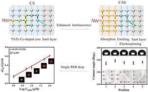 Graphical abstract: Sensitizer-rich core–shell–shell upconversion nanoparticles for enhancing luminescence by spatial separation